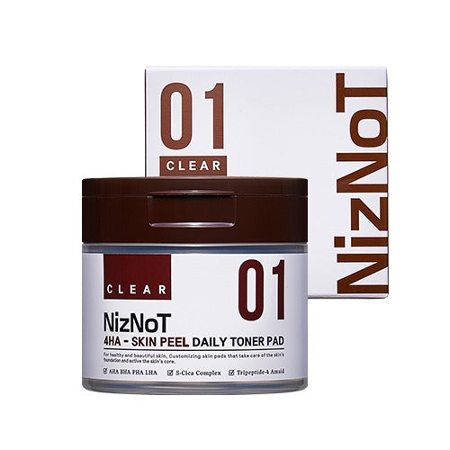 NizNot 4HA-SKIN PEEL DAILY TONER PAD