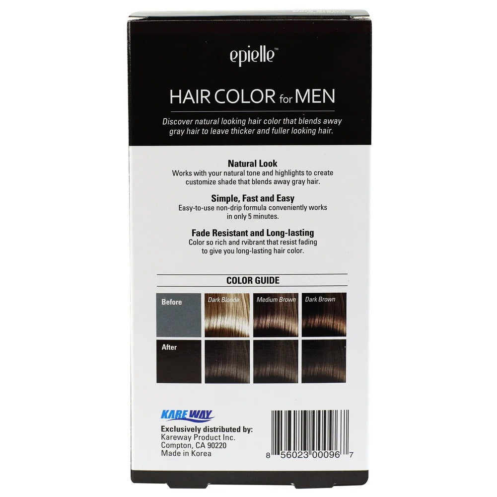 MEN'S HAIR COLOR DARK BROWN