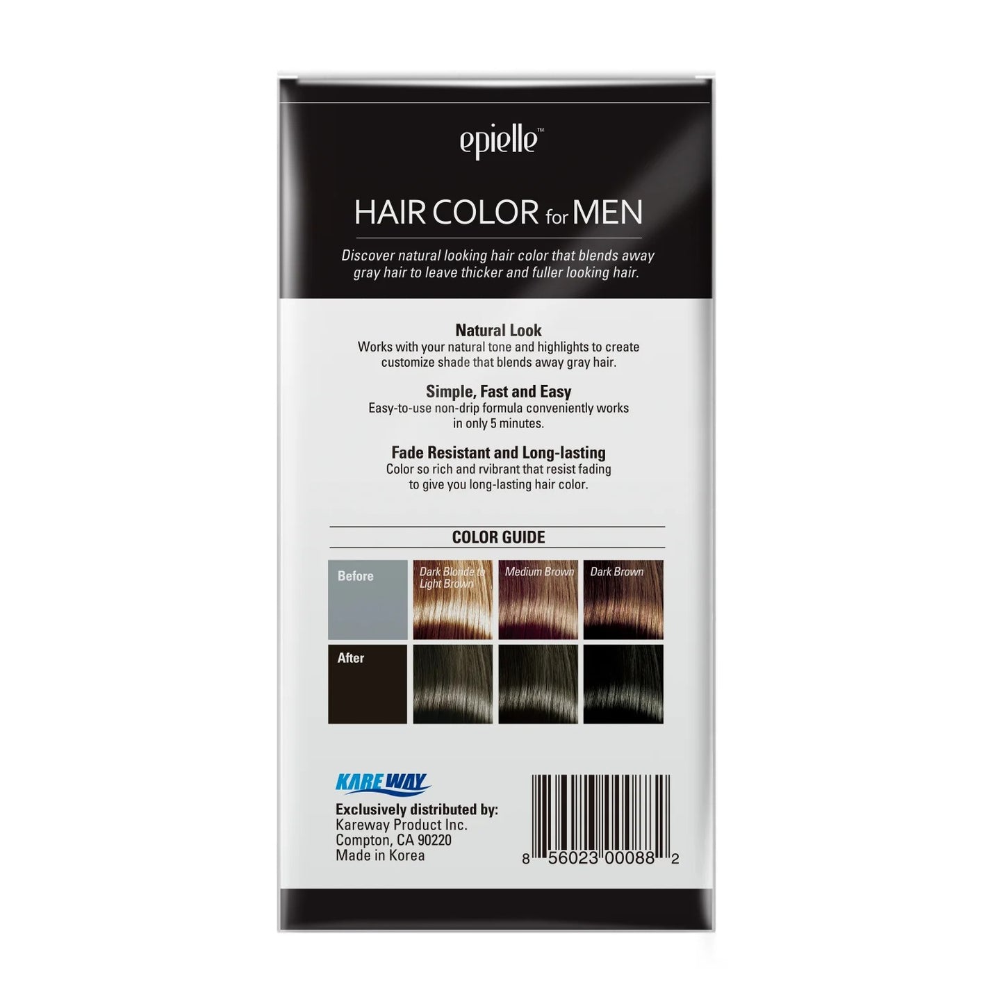MEN'S HAIR COLOR BLACK