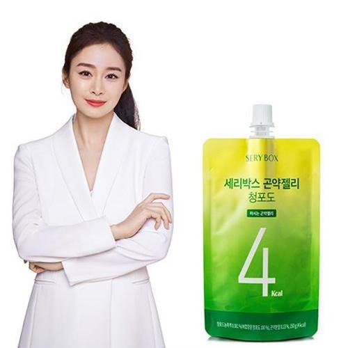 SERY BOX KONJAC JELLY GREEN GRAPE