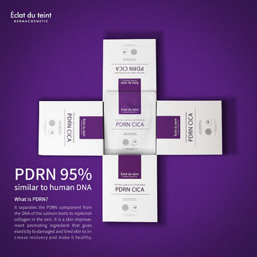 THE TRUE CARE CICA-COTTON MASK - PDRN CICA 1box (5ea)