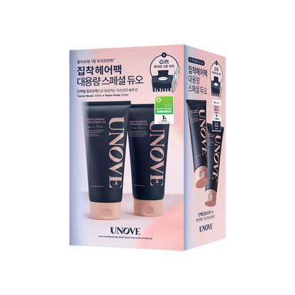 EUNOVE Deep Damage Hair Treatment EX 320ml Double/Duo Limited Set (Choose 1 of 4 Types) [스테디셀러특가/3년연속1위] 어느브 딥 데미지 헤어 트리트먼트 EX 320ml 더블/듀오 한정기획 4종 택1