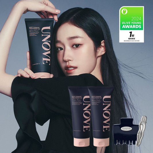 EUNOVE Deep Damage Hair Treatment EX 320ml Double/Duo Limited Set (Choose 1 of 4 Types) [스테디셀러특가/3년연속1위] 어느브 딥 데미지 헤어 트리트먼트 EX 320ml 더블/듀오 한정기획 4종 택1