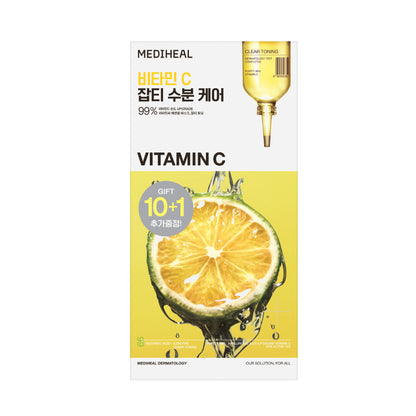 MEDIHEAL Essential Mask Pack 10+1 Sheets – 7 Types (Choose 1) [Sept Olive Young Pick / #1 for 14 Consecutive Years]