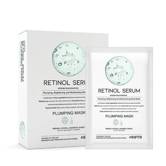 RETINOL SERUM PLUMPING FACE MASK (10PCS)