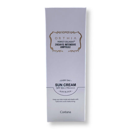 coreana ORTHIA PERFECT COLLAGEN 28DAYS INTENSIVE AMPOULE  SUN CREAM