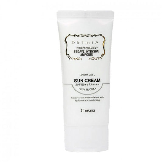 coreana ORTHIA PERFECT COLLAGEN 28DAYS INTENSIVE AMPOULE  SUN CREAM