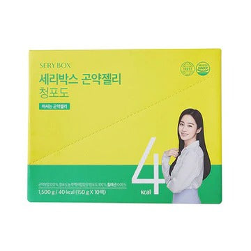 SERY BOX KONJAC JELLY GREEN GRAPE