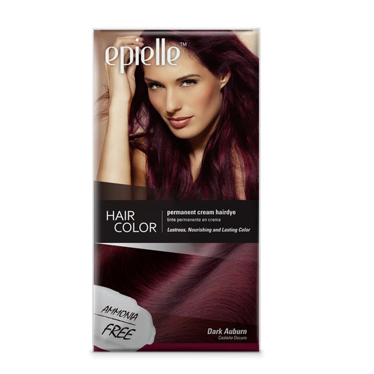 HAIR COLOR DARK AUBURN