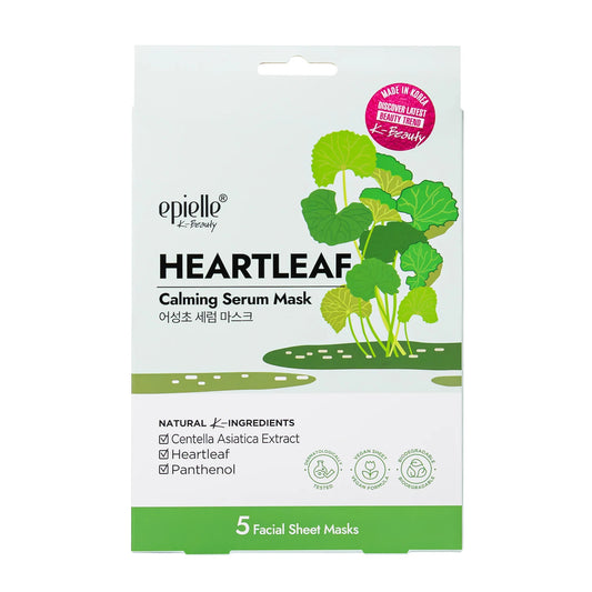 5PK SERUM MASKS-HEARTLEAF