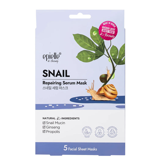 5PK SERUM MASKS-SNAIL
