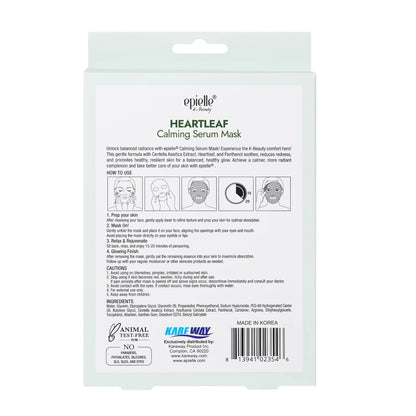 5PK SERUM MASKS-HEARTLEAF