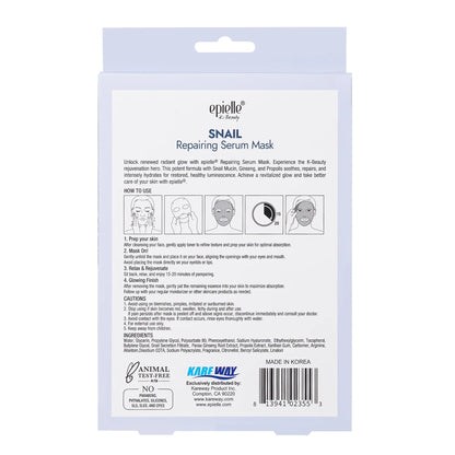 5PK SERUM MASKS-SNAIL