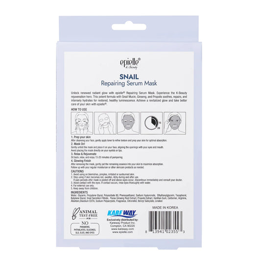 5PK SERUM MASKS-SNAIL