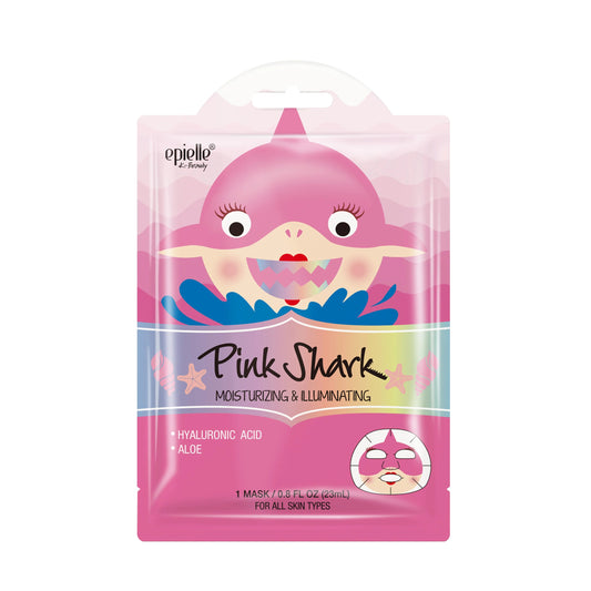 ANIMAL CHARACTER MASK_PINK SHARK