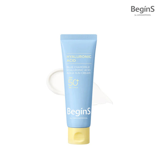 BeginS by JUNGSAEMMOOL Blue Chamomile Hyaluronic Acid Aqua Sun Cream