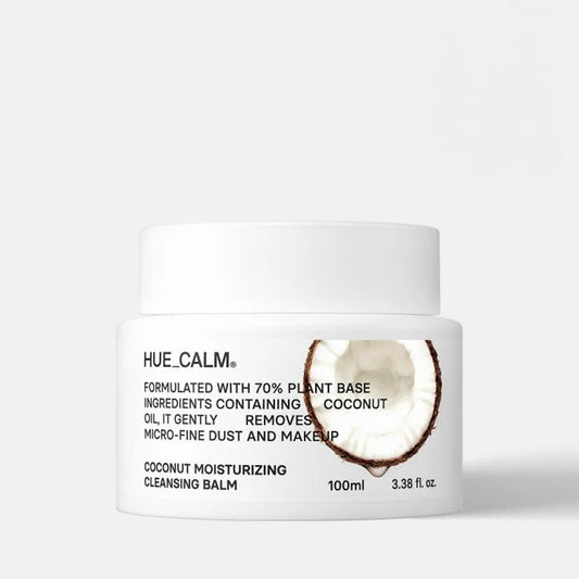HUECALM COCONUT MOISTURIZING CLEANSING BALM (VEGAN)