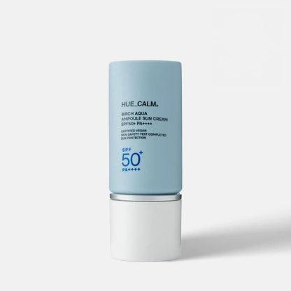 HUECALM BIRCH AQUA AMPOULE SUN CREAM SPF50+ PA++++