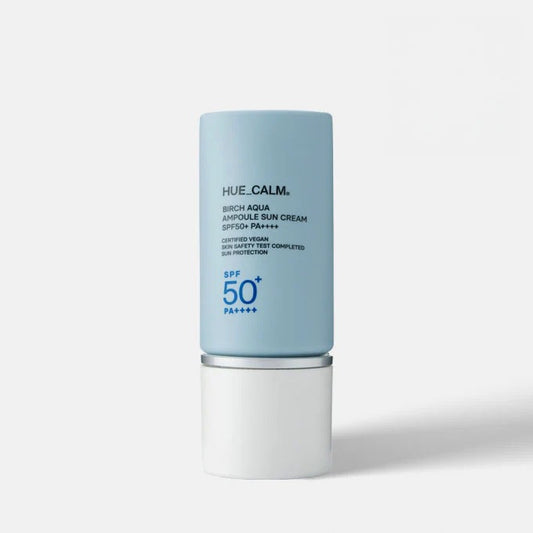 HUECALM BIRCH AQUA AMPOULE SUN CREAM SPF50+ PA++++