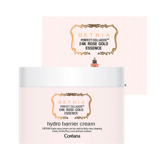 coreana ORTHIA PERFECT COLLAGEN 24K ROSE GOLD ESSNCE HYDRO BARRIER CREAM