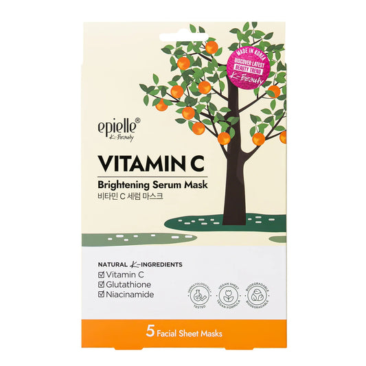 5PK SERUM MASKS-VITAMIN C
