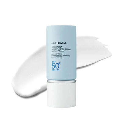 HUECALM BIRCH AQUA AMPOULE SUN CREAM SPF50+ PA++++
