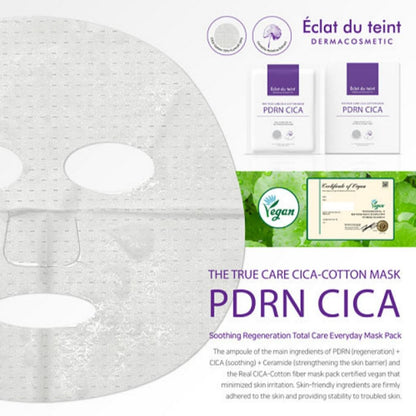 THE TRUE CARE CICA-COTTON MASK - PDRN CICA 1box (5ea)